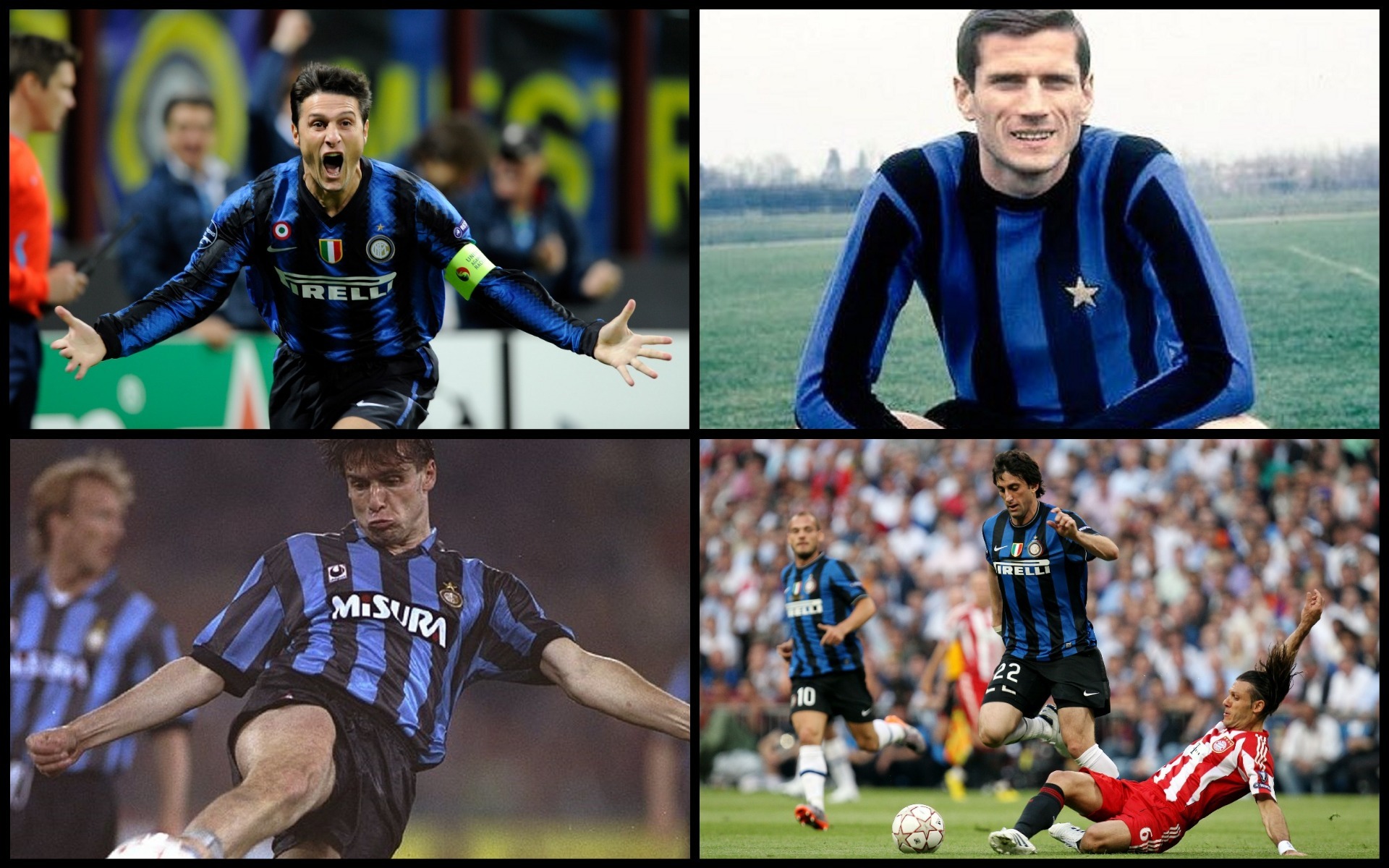 SONDAGGIO – Da Facchetti a Milito: vota la formazione all time dell’Inter